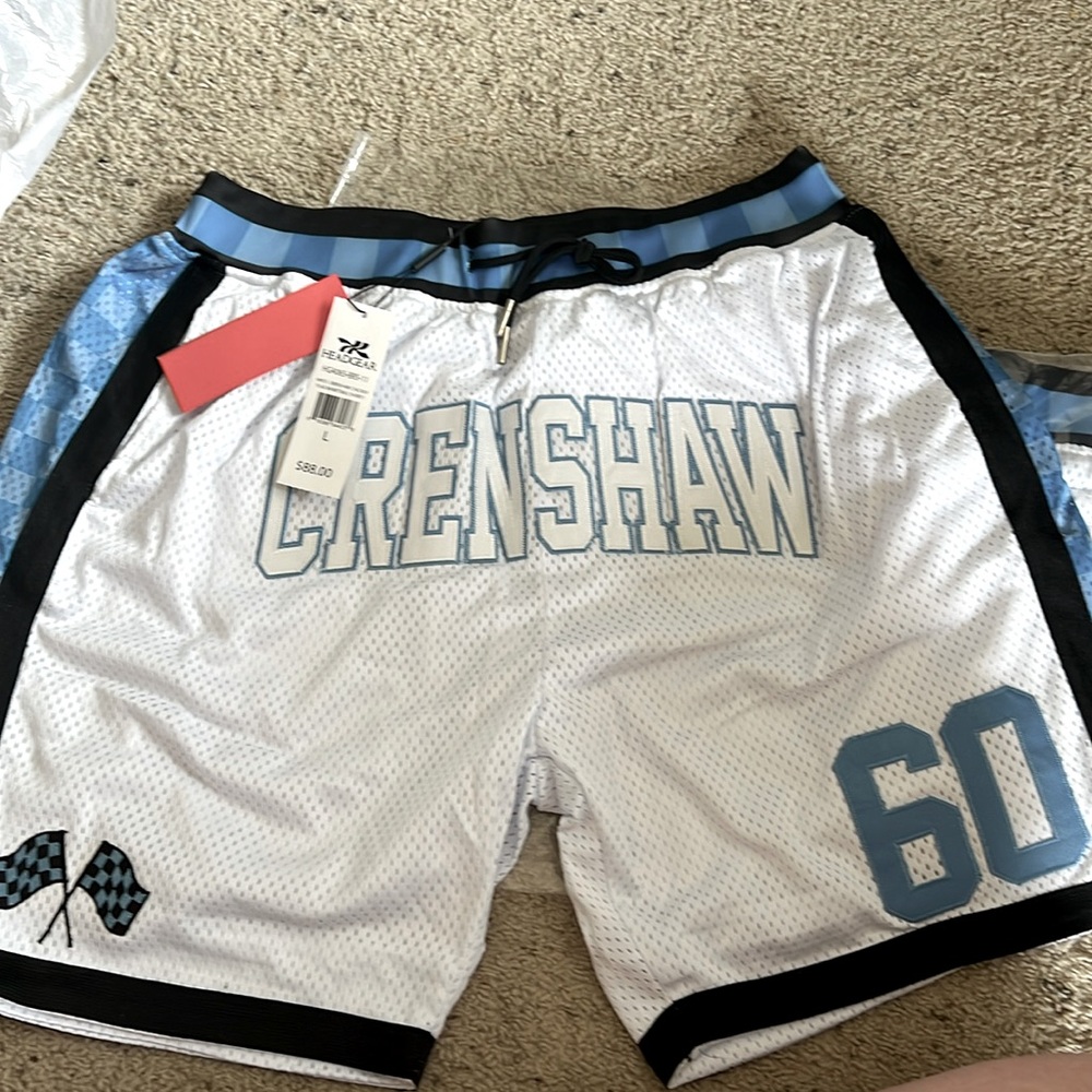 Brand new Crenshaw basketball shorts